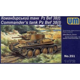 Pz. Bef. 38(t) Command Tank - UniModels 351