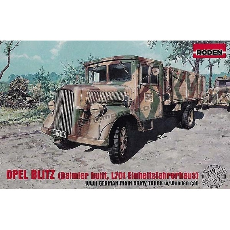 Opel Blitz (Daimler built, L701 Einheitsfahrerhaus) - Roden 719