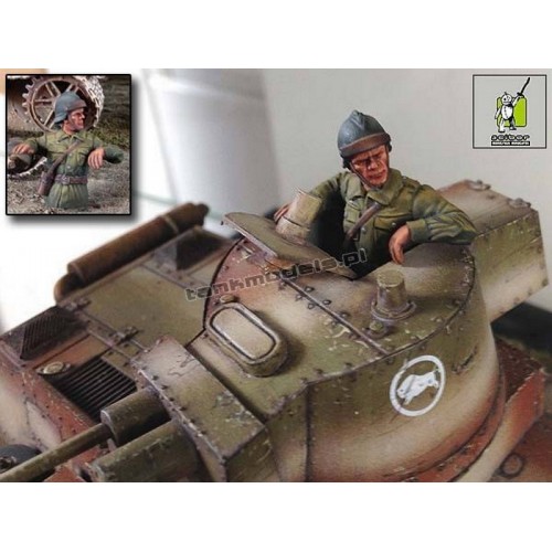 Polish 7TP Tank Commander No.2 - Scibor Miniatures 35003