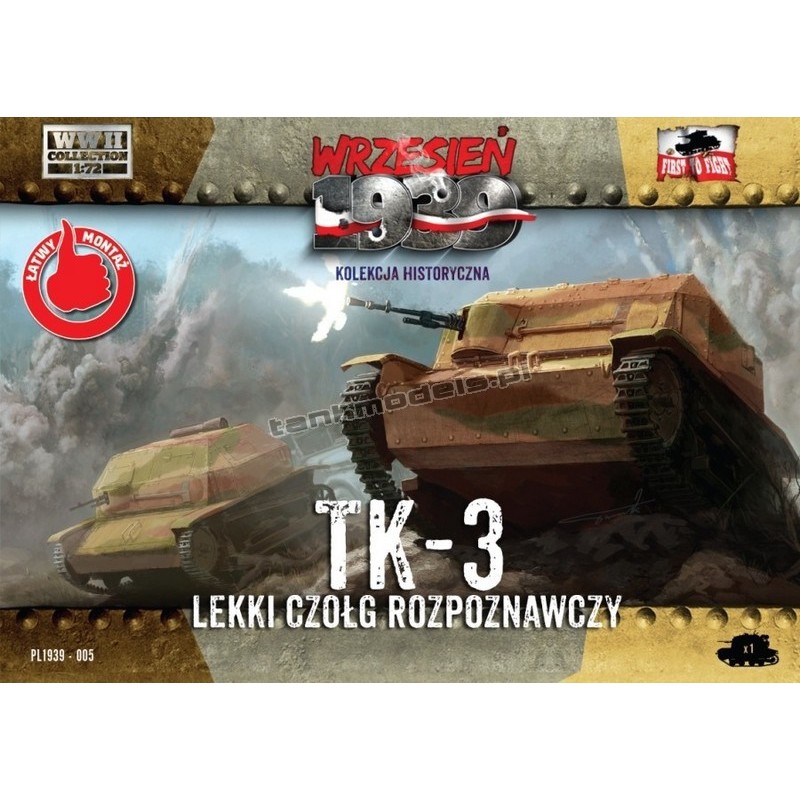 TK-3 lekki czołg rozpoznawczy - First To Fight PL1939-005