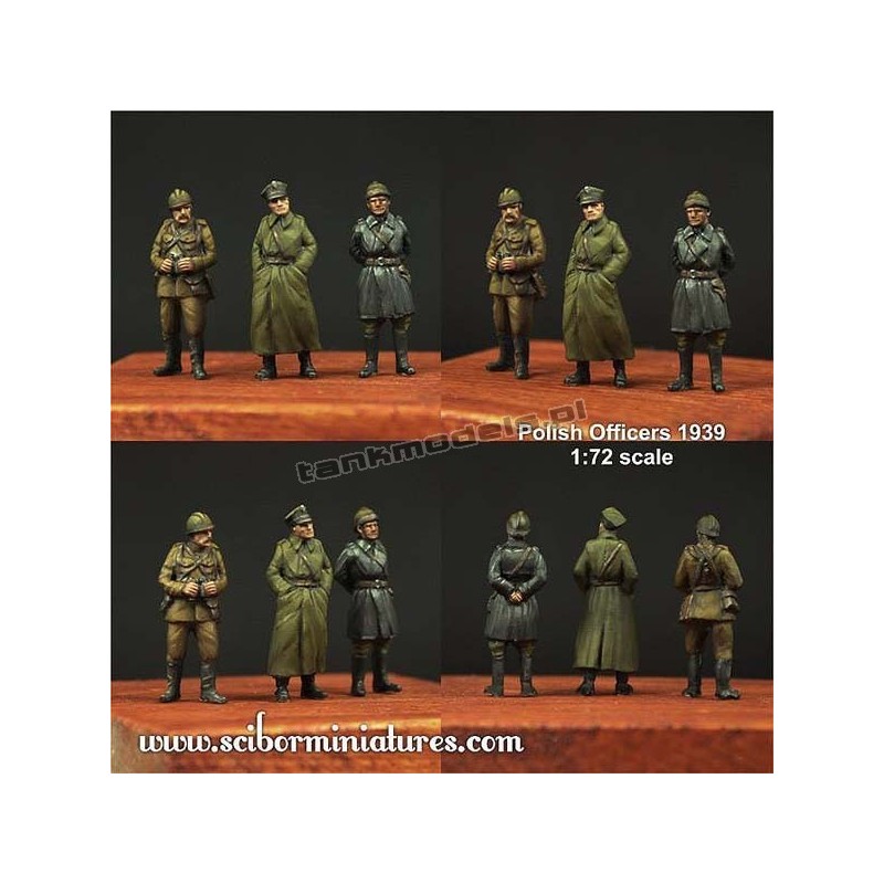 Polish Officers 1939 Set 1. - Scibor Miniatures 72HM0008